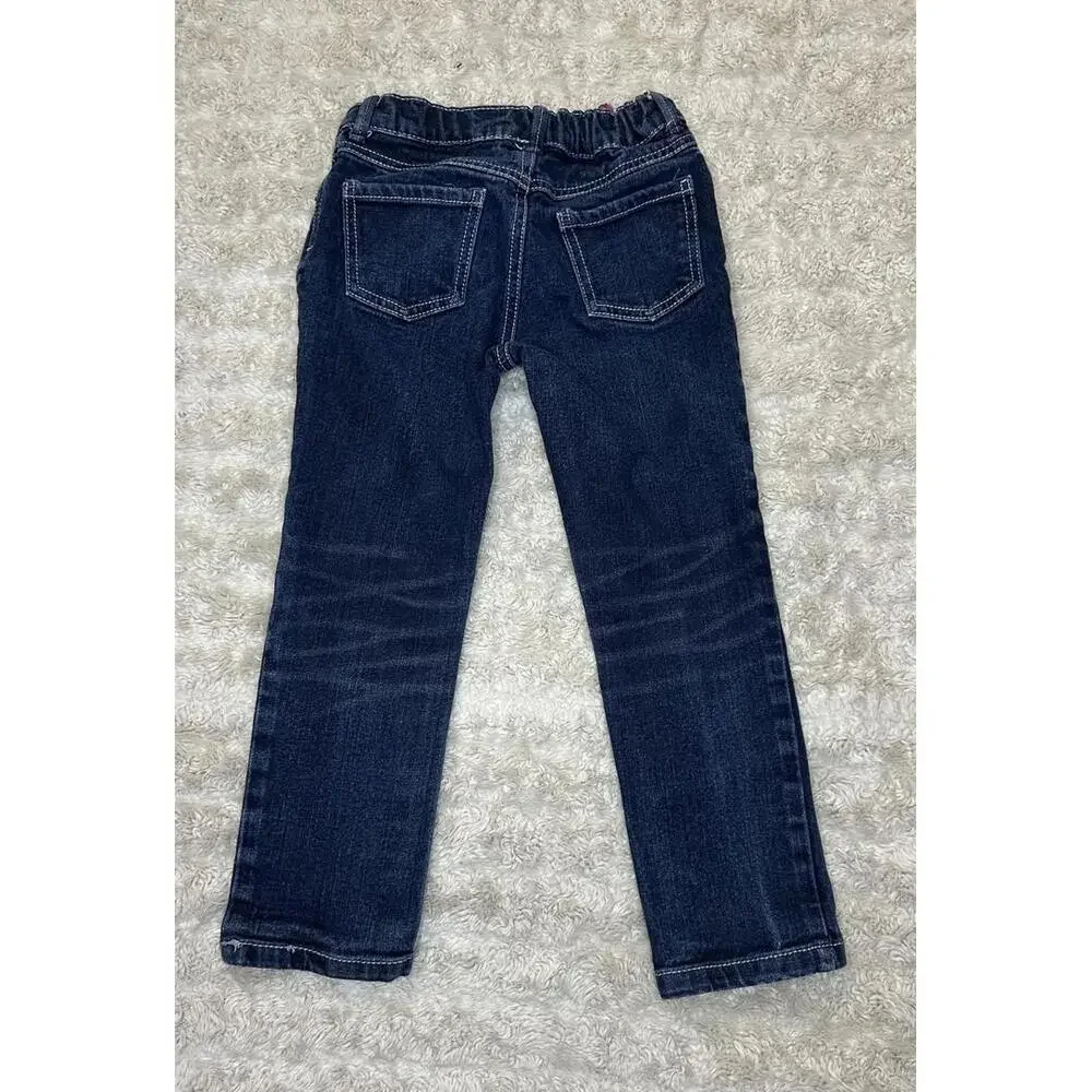 Gymboree classic medium wash adjustable waist straight leg denim jeans Size 5